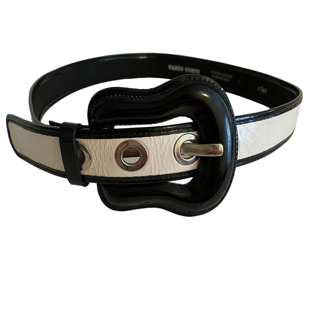 Black and White Women's Belt